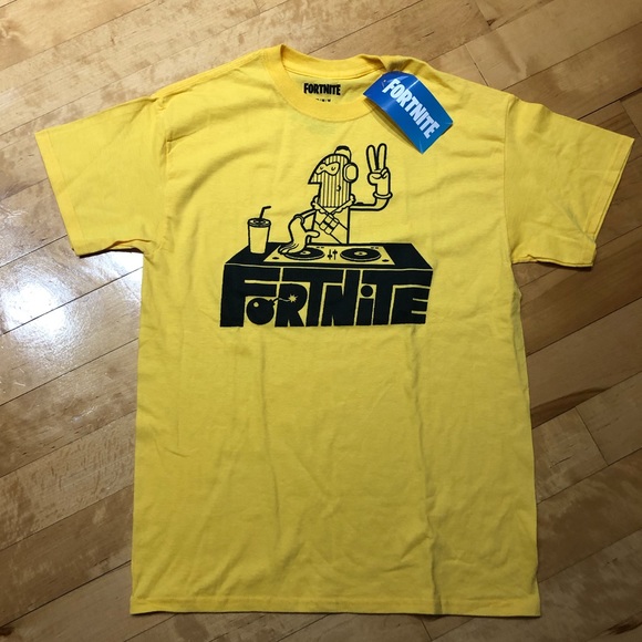 Fortnite Yellow Mens Shirt 